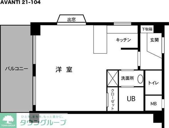 アヴァンティ21の物件間取画像
